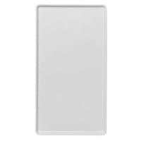 Cambro 1222D148 Rectangular Dietary Tray - For Patient Feeding, 12" x 22", White