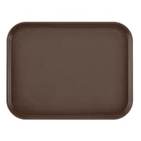 Cambro 1216FF167 Plastic Fast Food Tray - 16 1/10" L x 11 4/5"W, Brown