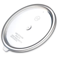 Carlisle Lid for 1 1/2 &amp; 2 7/10 qt Containers - Polypropylene, Translucent (020230)