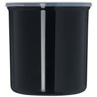 Carlisle 2 7/10 qt PolyTuf Crock - SnapOn Lid, Translucent/Black (034203)