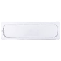 Carlisle Universal Half Size-Long Food Pan Lid - Flat, Clear (10256U07)