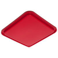 Carlisle Food Storage Lid, for 6 &amp; 8 qt Containers, Square, Red (1074105)