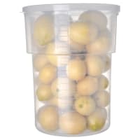 Carlisle 22 qt Bain Marie w/ Handles - Polypropylene, Translucent (220530)