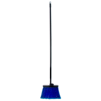 Carlisle 56"L Duo-Sweep® Warehouse Broom w/ Straight Bristles &amp; Blue Handle (3688314)