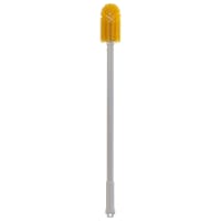 Carlisle 30" Round Multi Purpose Valve/Fitting Brush - Poly/Plastic, Yellow (4000604)