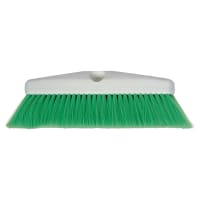 Carlisle 10" Flo-Thru Brush w/ Nylon Bristles, Green (4127875)