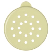 Carlisle 3 1/8" Shaker Dredge Lid - Medium Ground, Yellow (426104)