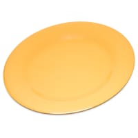 Carlisle 10 1/2" Melamine Dinner Plate, Honey Yellow (4301022)