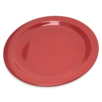 Carlisle 7 1/4" Melamine Salad Plate, Red (4350305)