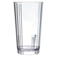 Carlisle 10 oz Clear Fluted Plastic Tumbler (4363507)
