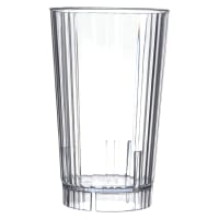 Carlisle 16 oz Clear Fluted Plastic Tumbler (4363807)