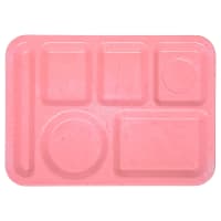 Carlisle Melamine Rectangular Tray w/ (6) Compartments, 14" x 10", Variegated (4398100)