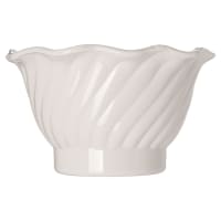 Carlisle 5 oz Tulip Dessert Dish - Plastic, Bone (453042)