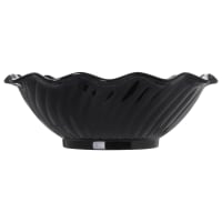 Carlisle 5 oz Tulip Berry Dish - Plastic, Black (453103)