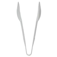 Carlisle 6"L Plastic Salad Tongs, White (460602)
