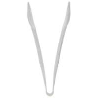 Carlisle 9"L Plastic Salad Tongs, White (460902)