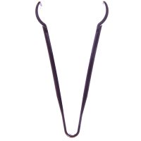 Carlisle 6"L Plastic Pom Tongs, Brown (480601)