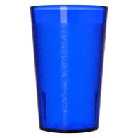 Carlisle 9 1/2 oz Royal Blue Textured Plastic Tumbler (550647)