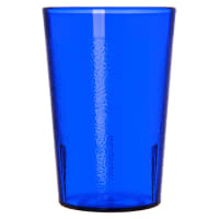 Carlisle 8 oz Royal Blue Textured Plastic Tumbler (552647)