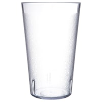 Carlisle 32 oz Clear Textured Plastic Tumbler (5532-207)