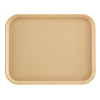 Cambro 1216CW133 Plastic Camwear® Cafeteria Tray - 16 1/4"L x 11 4/5"W, Beige