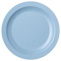 Carlisle 6 1/2" Plastic Salad Plate, Slate Blue (PCD20659)