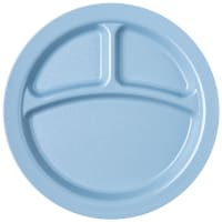 Carlisle 9" Plastic Dinner Plate, Slate Blue (PCD22059)