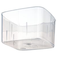 Carlisle 2 qt Square Food Storage Container - Translucent (ST153230)