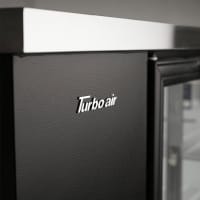 Turbo Air TBB-2SG 59" (2) Section Bar Refrigerator - Swinging Glass Doors, 115v