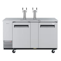 Turbo Air TBD-3SD 69" Draft Beer System w/ (3) Keg Capacity - (2) Columns, Stainless, 115v