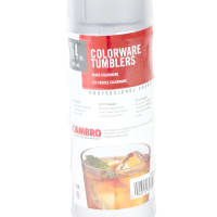 Cambro 1600PSW152 Colorware Tumbler, SAN, 16 oz., Clear