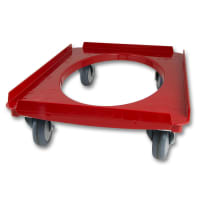 Cambro CD3253EPP158 Camdolly® for Cam GoBoxes® w/ 550 lb Capacity, Hot Red