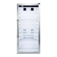 Summit SCR1005 22" One-Section Glass Door Merchandiser w/ Swing Door, 115v
