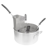 Vollrath 68127 18 1/2 qt Pasta/Vegetable Cooker Set - (4)3 qt Stainless Insets, Aluminum
