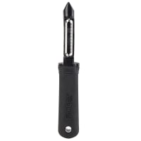 Tablecraft E5601-SE Ergonomic Soft Grip Straight Peeler w/ Serrated Edge
