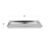 Update ABNP-50 1/2 Half Size Bun / Sheet Pan - 18" x 13" x 1", 19 gauge Aluminum