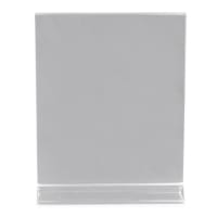 Update ACH-811 Tabletop Menu Card Holder - 8" x 11", Acrylic