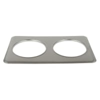 Update AP-27D Adapter Plate - (2)8 3/8" Inset Holes, Stainless