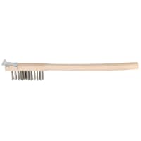 Update BRW-20HD 20" Wire Brush with Scraper - Stainless/Wood