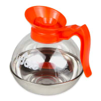 Update CD-8890/OR 64 oz Coffee Decanter - Stainless/Orange