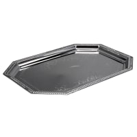 Update CT-2014C Octagonal Chrome Tray - 20 x 14