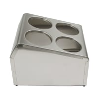 Update FCH-4 Flatware Cylinder Holder - 11 3/4x10x8" Stainless