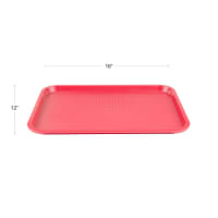 Update FFT-1216RD Plastic Fast Food Tray - 16"L x 12"W, Red