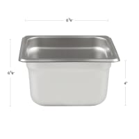 Update NJP-164 Sixth Size Steam Pan, Stainless