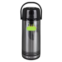 Update NPD-22-BK/SF 2.2 liter Airpot - Glass Liner, Black Push Top, Brushed Stainless