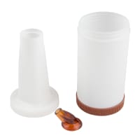 Update PBB-10 1 qt  Flow-N-Store Pour Bottle - Brown Lid/Spout