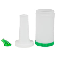 Update PBG-10 1 qt  Flow-N-Store Pour Bottle - Green Lid/Spout