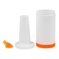 Update PBO-10 1 qt  Flow-N-Store Pour Bottle - Orange Lid/Spout