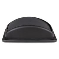 Update SSCL-23BK Rectangle Dome Trash Can Lid - Plastic, Black