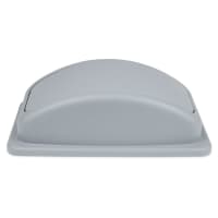 Update SSCL-23G Rectangle Dome Trash Can Lid - Plastic, Gray
